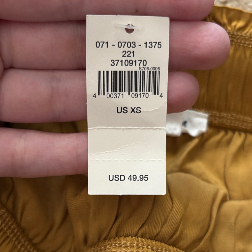 NWT Aerie Golden Tiered Ruffle Mini Skirt Size XS - Picture 6 of 10